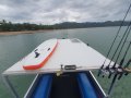 Custom Craft Catamaran Custom:Roof rack for paddle board, paddle board included