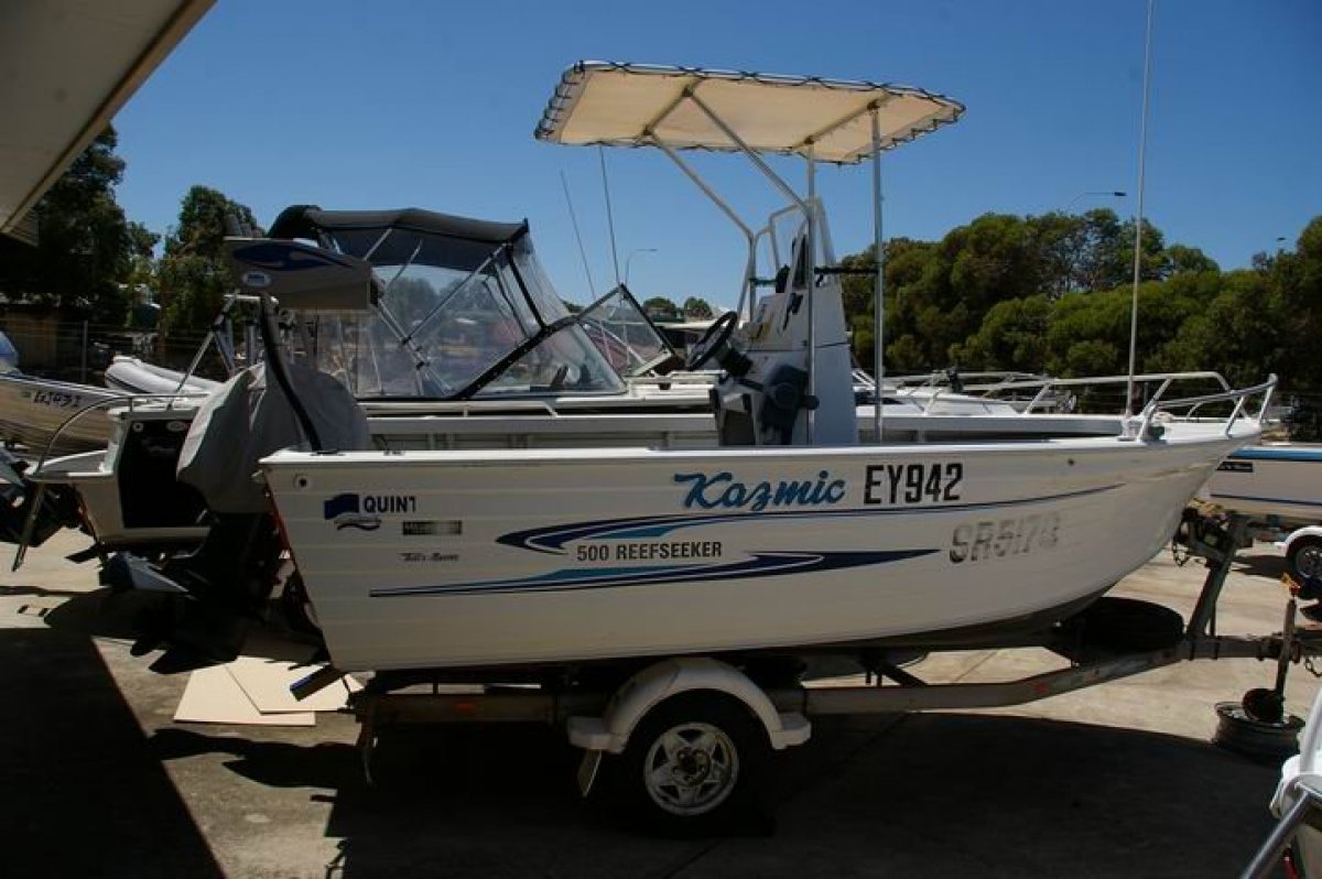 Quintrex 500 Centre Console Reef Seeker 2008 Trailer Boats Boats