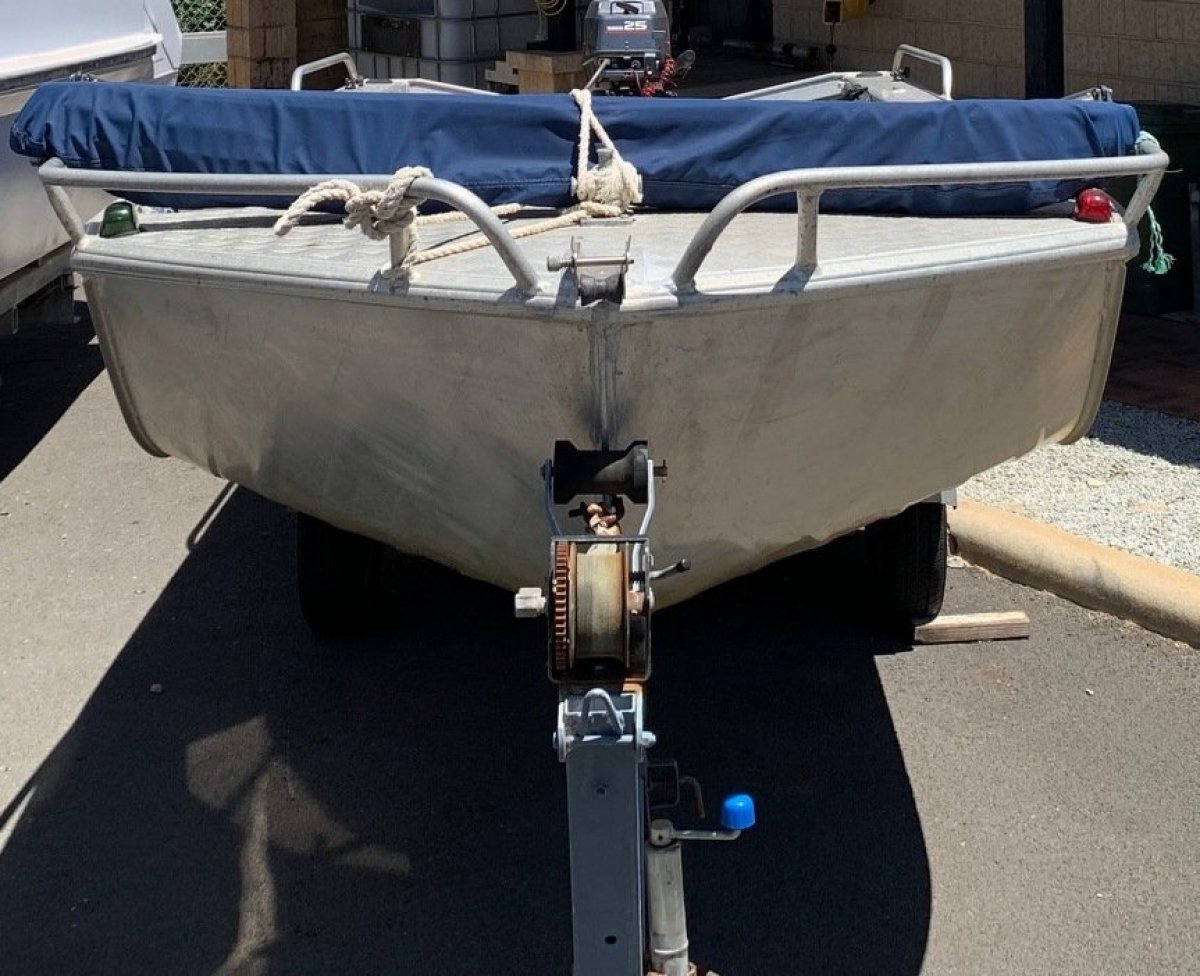Brooker V Nose 4.3 Punt Dinghy Trailer Boats Boats Online for Sale Aluminium Boats Online