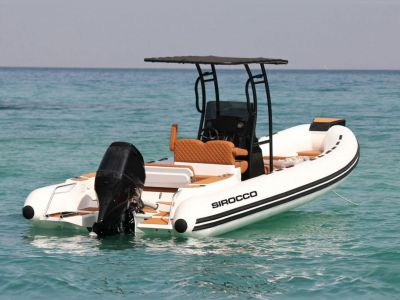 Sirocco Rib-Fg 740 fibreglass rib with hypalon tubes