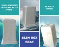 Fiberglass box seat:slim tall box
