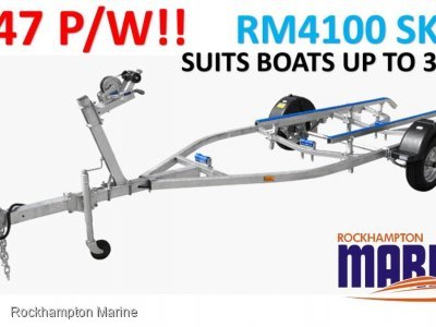 RM BOAT TRAILERS 4100 SKID BOAT TRAILER SUITS BOATS UP TO 3.8M!