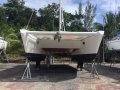 Kelsall Catamaran for sale in Rebak Marina, Langkawi.:hull out before covid
