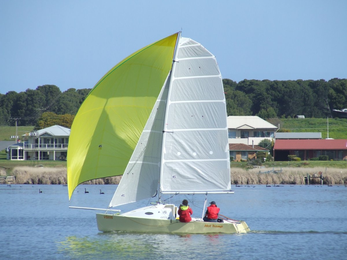 Colson 600 custom:First sail