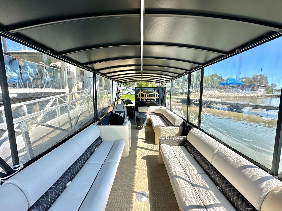 Luxury 7.6m Aluminium Pontoon Boat Power Boats Boats Online for Sale