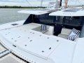 Leopard Catamarans 50:Forward cockpit and deck lockers