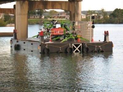 Custom Road Transportable Modular Barges