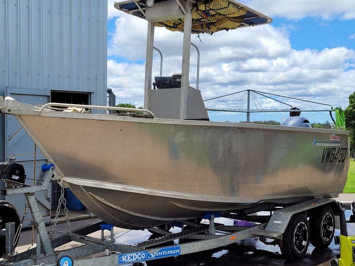 Used Adam's Marine 5.2 Heavy Duty Plate Boat for Sale Boats For Sale