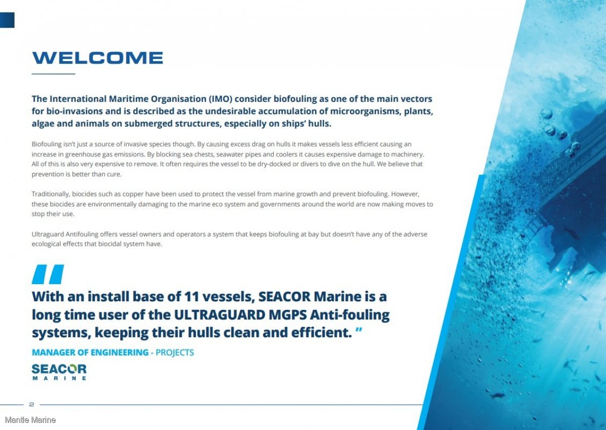 Mantle Marine are the Australian Distributors for ULTRAGUARD Antifouling