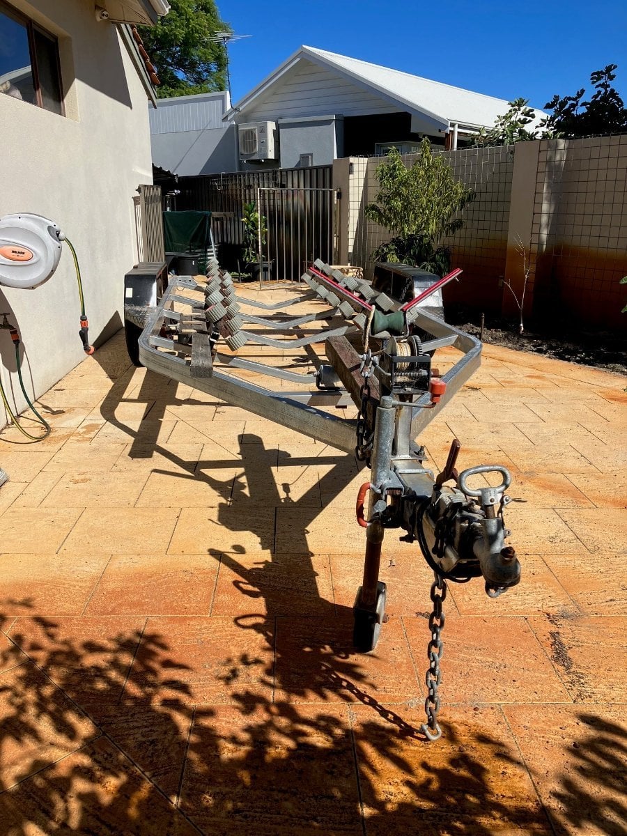 2nd Hand Trailer To Suit 6.2mtr Fibrglass Boat Or Rib for Sale Boat Accessories Boats Online