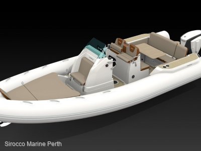 Zodiac Medline 7.5 Rigid Inflatable Boat (RIB) with Hypalon tubes