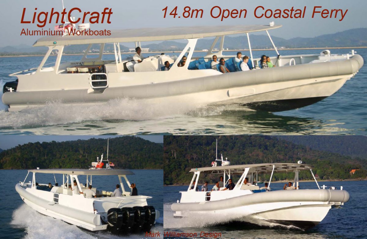 14.8m Open Coastal Ferry - Kitset