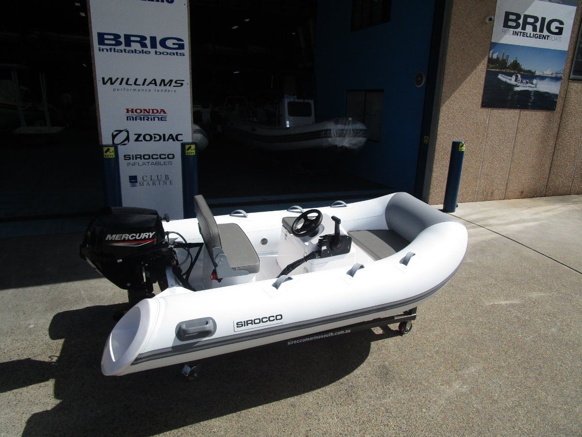 New Sirocco Ribfg 290 Fibreglass Centre Console Rib With Hypalon Tubes