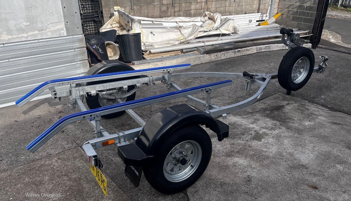 Used Sea Trail Pwc 12 Registered Boat Trailer In "as New" Condition for