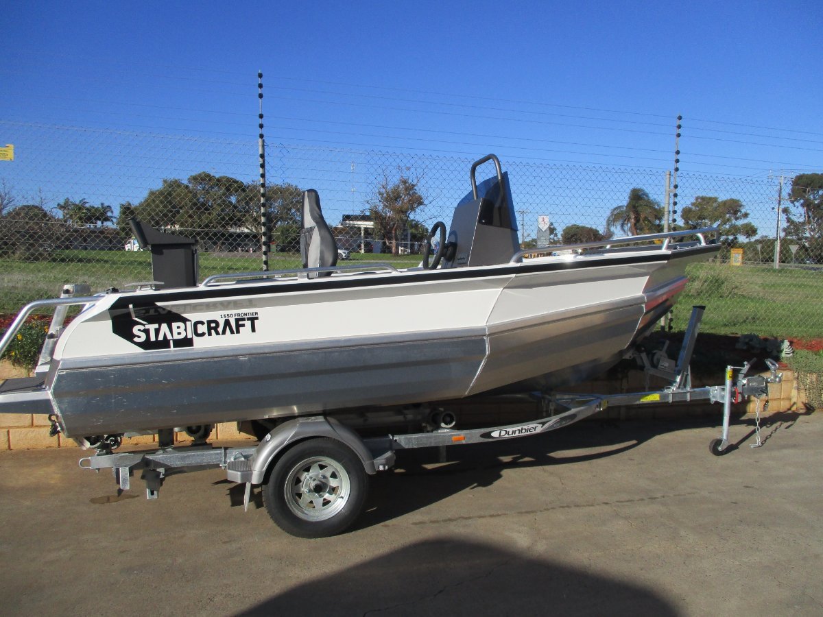 New Stabicraft 1550 Frontier Sportsfish Stage 1 Paint in Gloss White