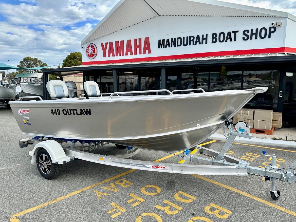 Stacer 449 Outlaw Tiller Steer Trailer Boats Boats Online for Sale