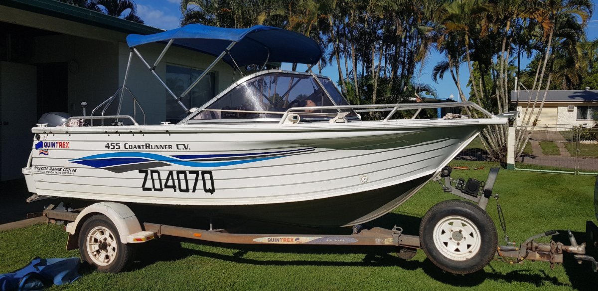 Quintrex 455 Coast Runner Cv: Trailer Boats | Boats Online for Sale ...