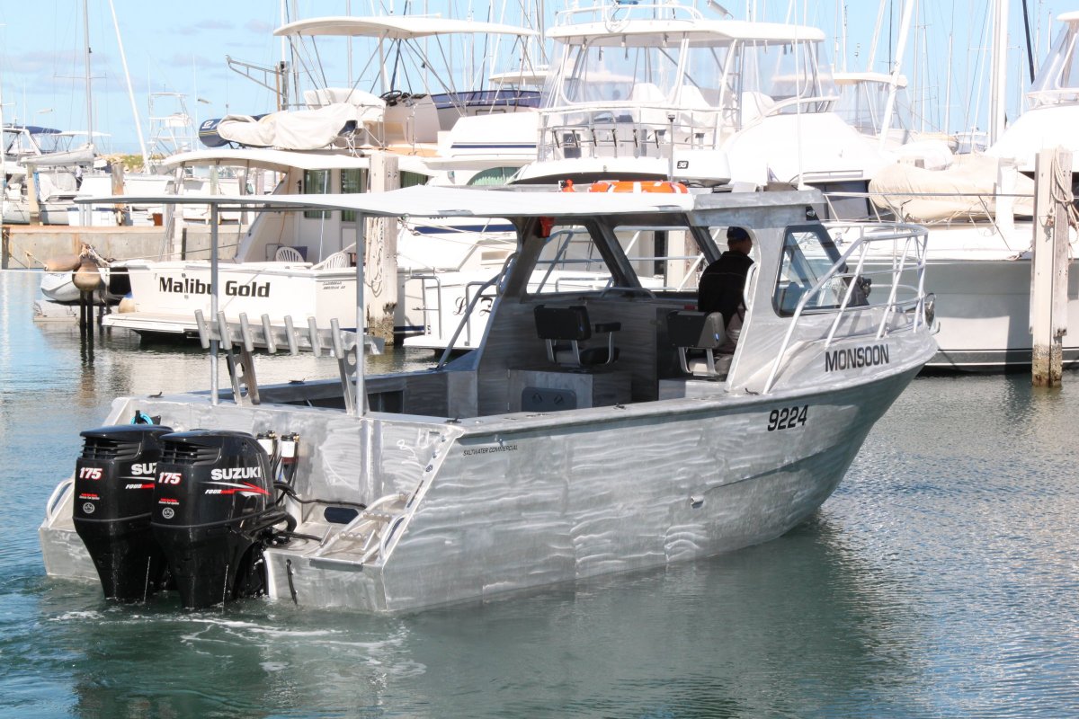 Saltwater Commercial Boats 8.0 Hardtop
