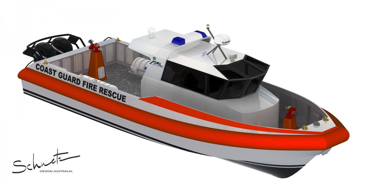 Saltwater Commercial Boats 12.0 Fire Boat