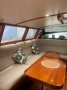 Lyons 47 Pilothouse Aluminium yacht: Fresh topside paint.
