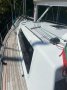 Lyons 47 Pilothouse Aluminium yacht: Fresh topside paint.