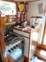 Dysdale Built in Halvorsen design:Galley stove and fridge