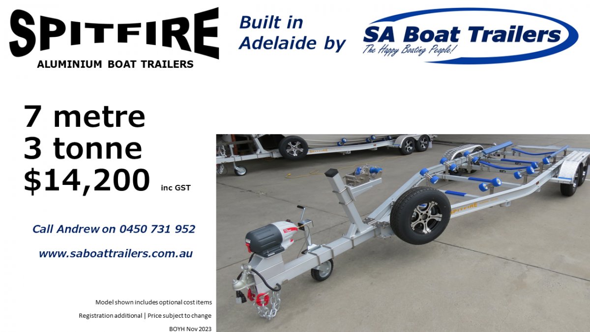 Boat Trailer 7m Dual Axle 3000kg Atm Spitfire for Sale Boat