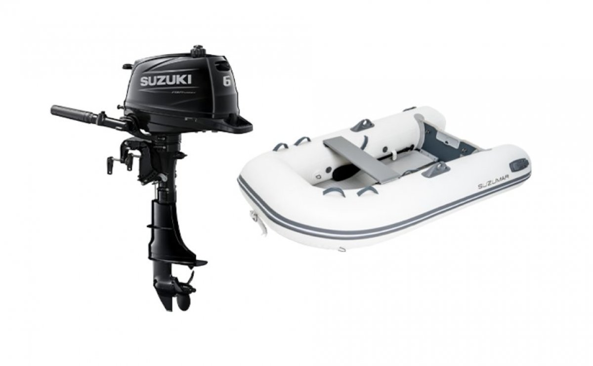 Suzumar 250 AirDeck Includes a Suzuki 6HP outboard motor