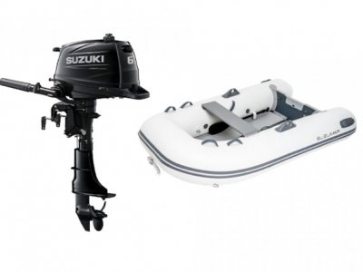 Suzumar 250 AirDeck Includes a Suzuki 6HP outboard motor
