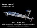 Spitfire Aluminium Boat Trailer 8.85m 4500kg ATM