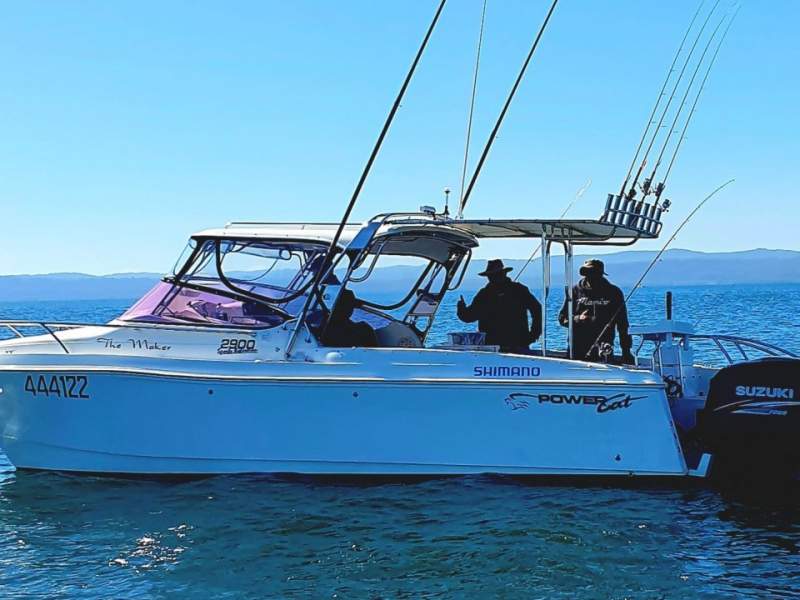 Powercat 2900 Sports Fisherman Charter Boat in survey