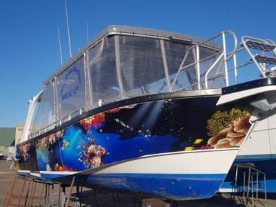 LV378 9.6m Glass Bottom Jet Boat