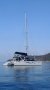 Lightwave 38 Custom built fort'e:Anchored Indonesia, dinghy launcher at stern