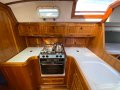 Lavranos 41 Fast Liveaboard Cruiser with racing potential:L-shaped galley with two separate ice boxes, 2-burner stove and lots of storage