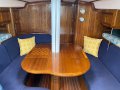 Lavranos 41 Fast Liveaboard Cruiser with racing potential:Folding dining table accommodates 6-8