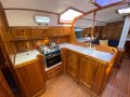 Lavranos 41 Fast Liveaboard Cruiser with racing potential:L-shaped galley with large sink with hot/cold  separate rubbish compartment