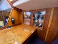 Lavranos 41 Fast Liveaboard Cruiser with racing potential:Chart table with Loco (boat name) inlay