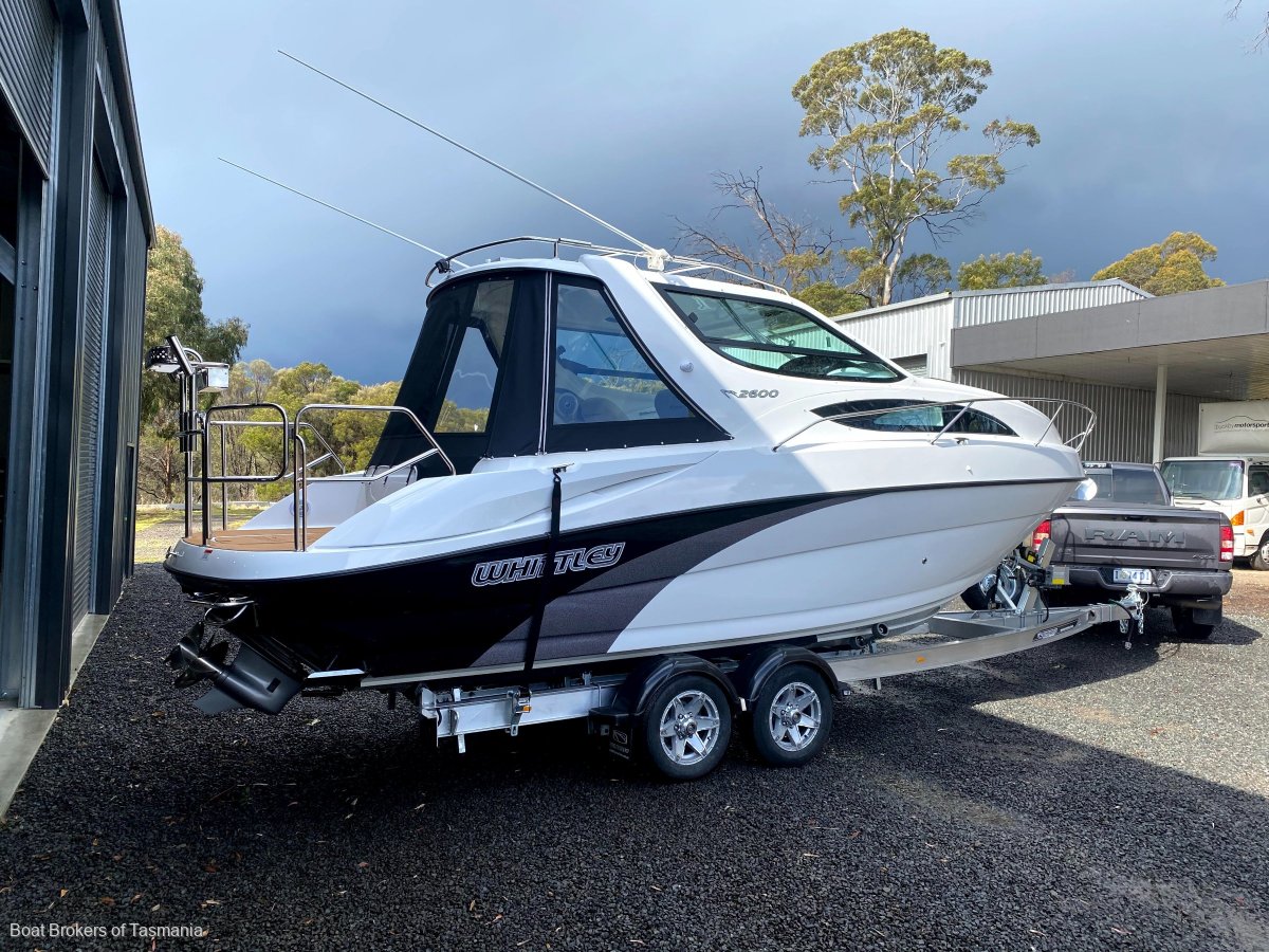  Whittley CR 2600 Just like new. 10 hours only. Still under warranty Boat Brokers of Tasmania