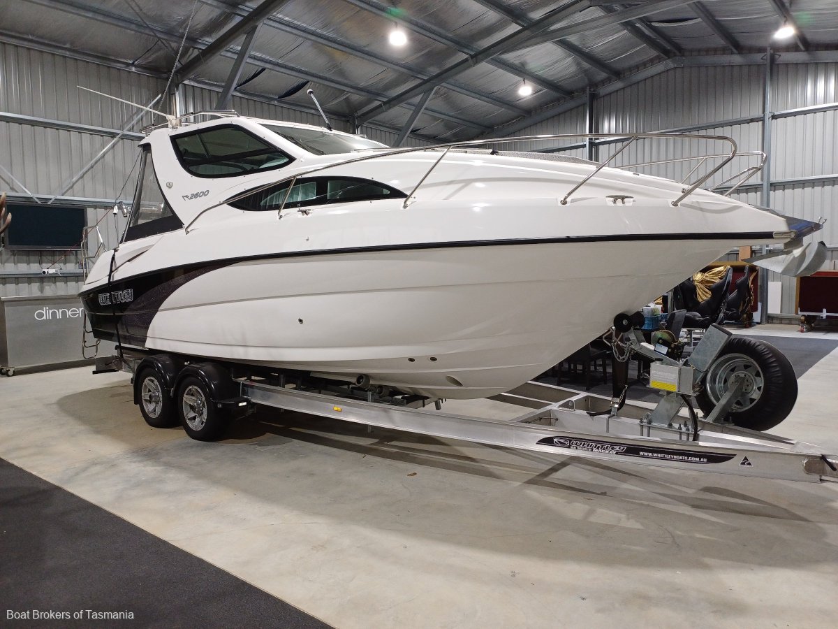  Whittley CR 2600 Just like new. 10 hours only. Still under warranty Boat Brokers of Tasmania