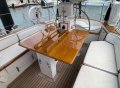 Little Harbor 50 -Elegance & Performance in a World Cruising Yacht:Stunning varnished folding table with handles