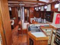 Little Harbor 50 -Elegance & Performance in a World Cruising Yacht:Extra large J-shape galley and 4-burner stove