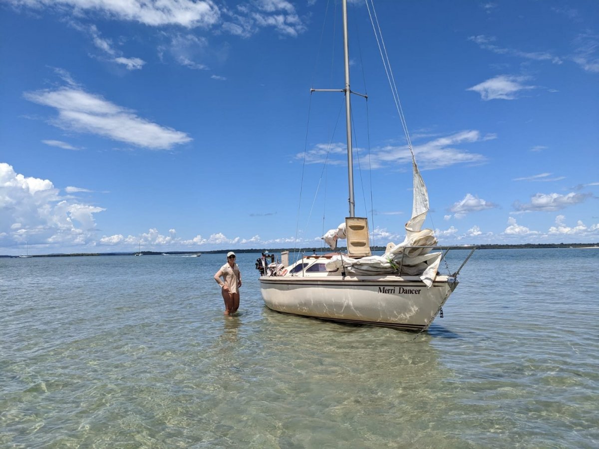 Used Dancer 19 Trailer sailer swing Keel inc. Trailer for Sale