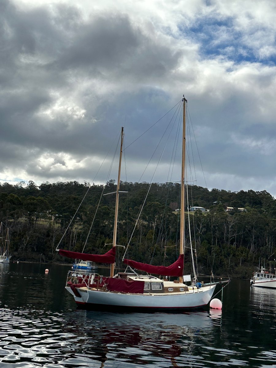 Herreshoff 28:Rusalka on the 13th July u201824