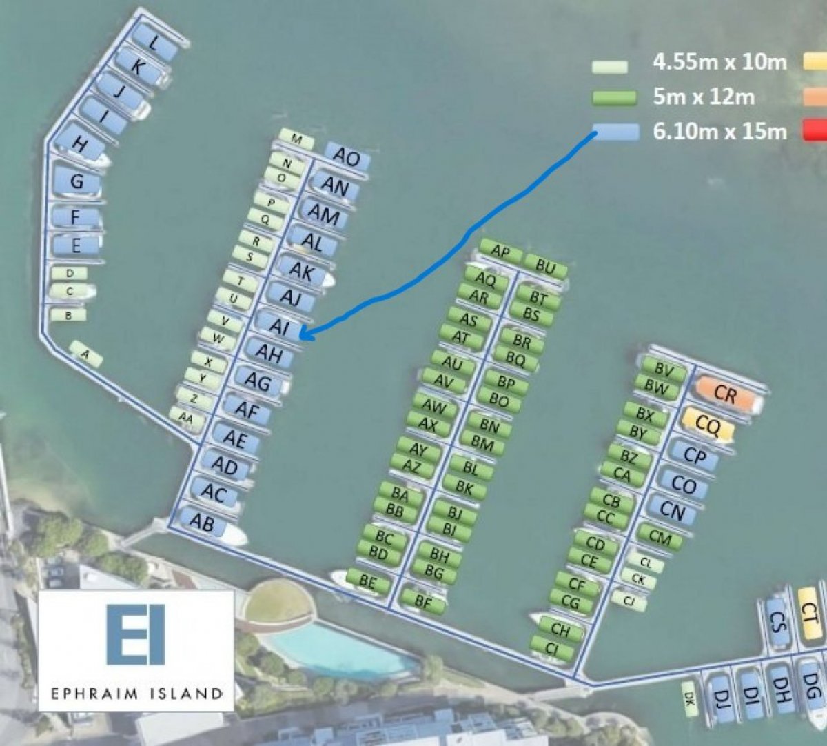 Paradise Point Gold Coast, 15m Marina Berth For Rent for Sale Marina