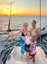 Perry 43 Sailing Catamaran 4 cabin 3 bathroom version:Family fun on back