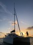 Perry 43 Sailing Catamaran 4 cabin 3 bathroom version:Sun Set Forward View