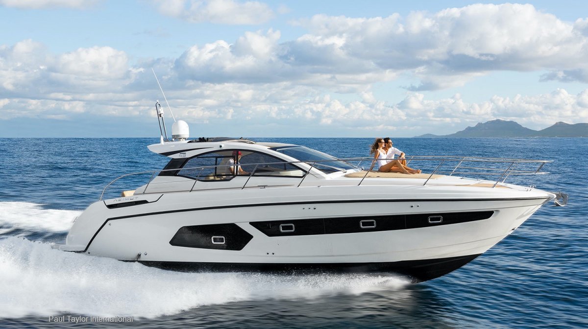 Azimut Atlantis 43 -One owner since new- Serviced and turn key:Stock Photo