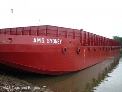 270ft x 70ft x 16ft Deck Cargo Ballast Tank Barge