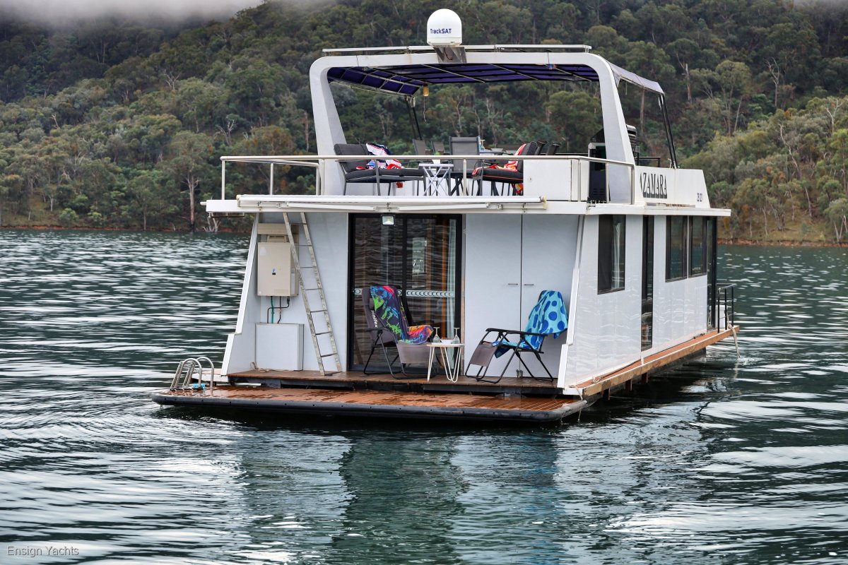 Custom Houseboat 45' House Boats Boats Online for Sale Aluminium Composite External