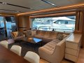 Horizon Yacht FD80 Motor Yacht - Low Hours:Main Deck Sofa
